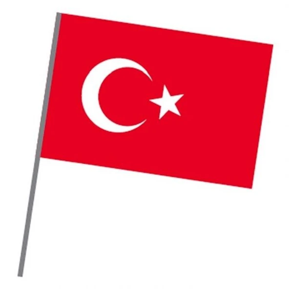 Vatan Sopalı Bez Türk Bayrağı 20X30 Cm 10 Lu Vt225 ürün görseli 1