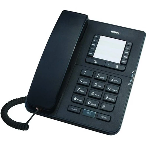 Siyah Masa Üstü Telefon Tm-142 ürün görseli 1