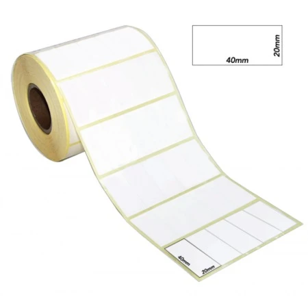Tanex Barkod Etiketi Termal Eco 20X40 Mm 25 Mm Çap 5000 Li 5 Li (4 Lü Paket) ürün görseli 1
