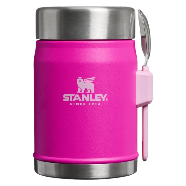 STANLEY The Legendary Food Jar + Spork 0.4L / 14oz Violet Blossom ürün görseli 1