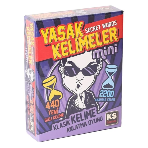 Ks Games Yasak Kelimeler Mini Anlatma Kutu Oyunu 440 Yeni Gizli Kelime 25115 ürün görseli 1