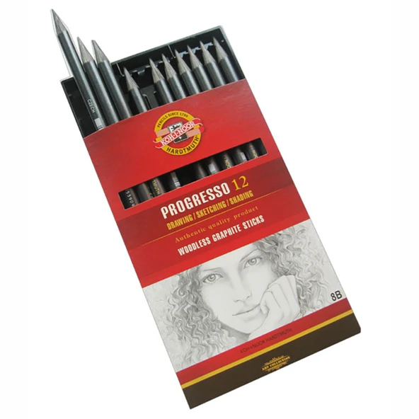 Koh-İ-Noor Woodless Graphite Pencil 8911 8B Graphite Kalem 8911-08B004Pz 12 Li ürün görseli 1