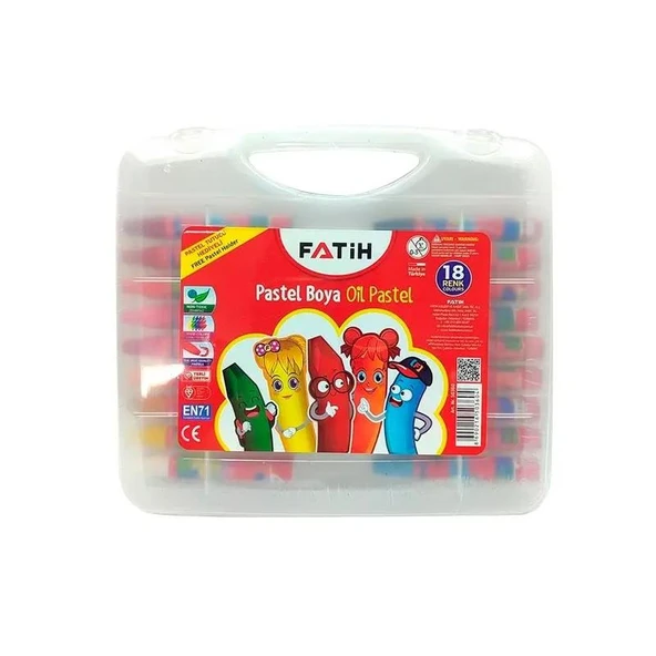 Fatih Pastel Boya 18 Renk King Size Çantalı Fa50360Pb18Rks ürün görseli 1