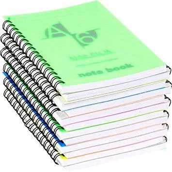 Klas A6 Bloknot Plastik Spiralli Çizgili 72 Yaprak K0606 (12 Li Paket) ürün görseli 1