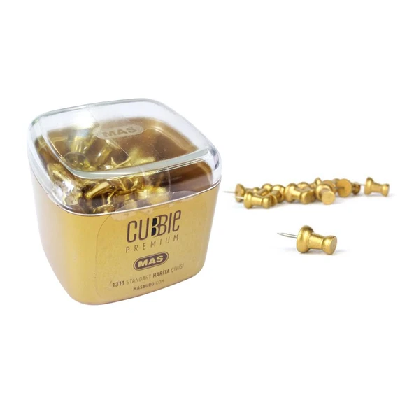 Mas 1311 Harita Çivisi Standart Cubbie Premium Gold (8 Kutu) ürün görseli 1