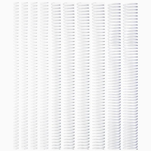 Milet Plastik Helezon 8 Mm Şeffaf 100 Lü (1 Paket 100 Adet) ürün görseli 1
