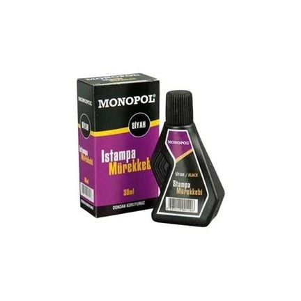 Monopol 1120 İstampa Mürekkebi 30 Ml Siyah (12 Li Paket) ürün görseli 1