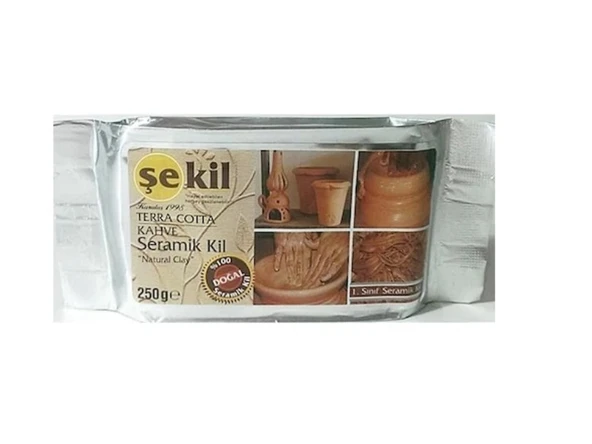 Şekil Model Hamuru Seramik Kil Kahverengi 250 Gr VK250KHV ürün görseli 1