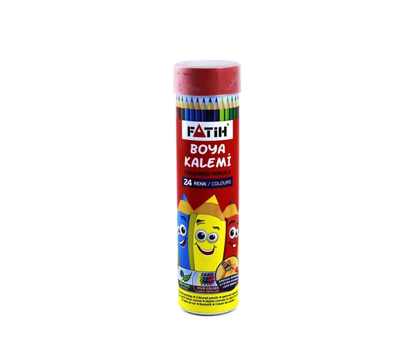 Fatih Boya Kalemi 24 Renk Tam Boy Tüp FA33224KB24RTB ürün görseli 1