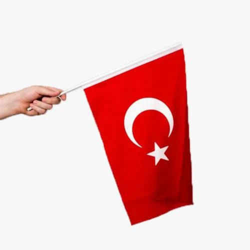 Vatan Vt226 Bez Türk Bayrağı Sopalı 30X45Cm (10 Lu Paket) ürün görseli 1