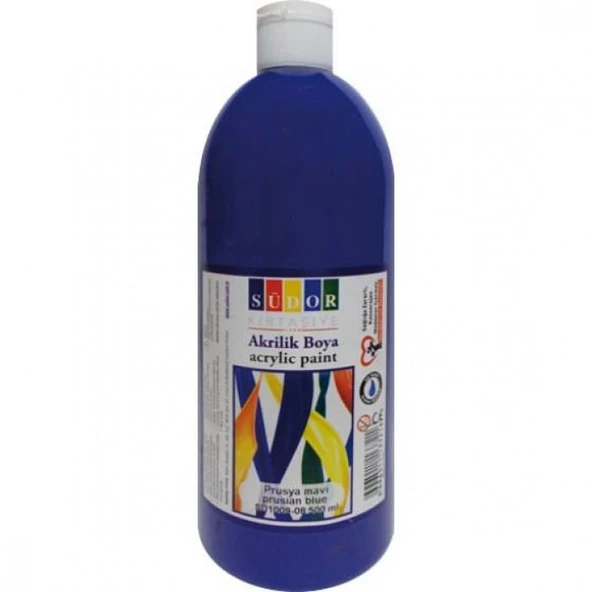 Südor Akrilik Boya 500 Ml Prusya Mavi Sd-1009-08 ürün görseli 1