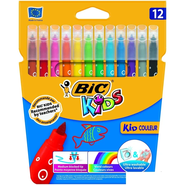 Bic Kids Couleur Keçeli Kalem 12 Rek 920293 ürün görseli 1