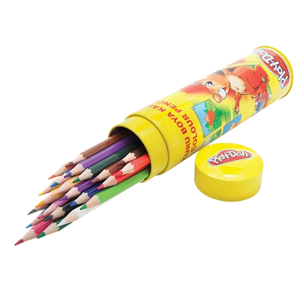 Play-Doh 12 Renk Boya Kalemi Tüp Play-Ku005 ürün görseli 1