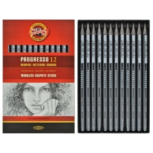 Koh-İ-Noor Woodless Graphite Pencil 8911 Hb Graphite Kalem 8911-0Hb004Pz 12 Li ürün görseli 1