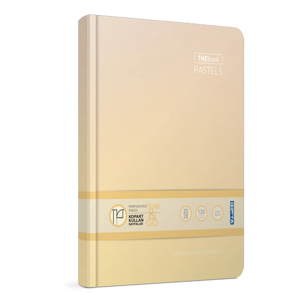 Gıpta 3-3058000-2011 Thebook Pastels Sert Kapak Defter Çizgili 120 Yaprak 14x20 Cm ürün görseli 1