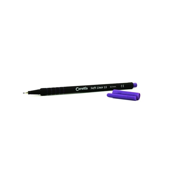 Caretta Soft Liner Keçe Uç Kalem Açık Mor CS-55-17 10 Lu (1 Paket 10 Adet) ürün görseli 1