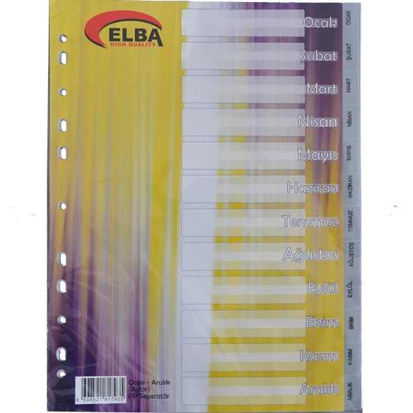 Bafix Plastik Seperatör Aylar ürün görseli 1