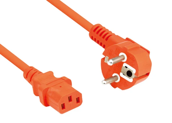 Vcom 1.8Mt 3-0.50Mm Turuncu Power Kablosu Ce-021-O ürün görseli 1