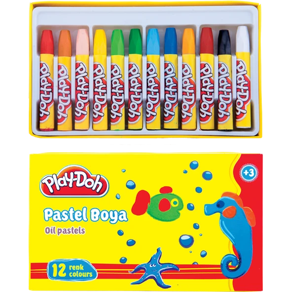 Play-Doh 12 Renk Pastel Boya Play-Pa002 ürün görseli 1