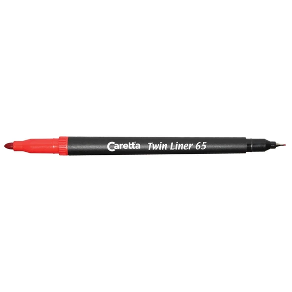 Caretta Çift Uçlu Keçe Uç Kalem Mor 10 Lu Ct-65-12 (1 Paket 10 Adet) ürün görseli 1