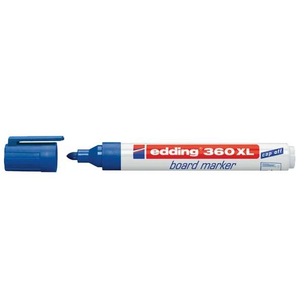 Edding  E-360 Xl Mavi Tahta Kalemi 10 Lu Ed360Xl03 (1 Paket 10 Adet) ürün görseli 1