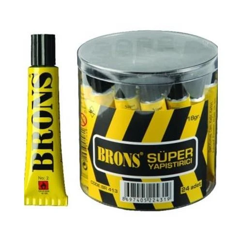 Brons Sıvı Yapıştırıcı Solventsiz 18 Gr 24 Lü (1 Paket 24 Adet) ürün görseli 1