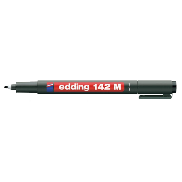 Edding E-142 M Permanent Kalem Siyah 10 Lu (1 Paket 10 Adet) ürün görseli 1