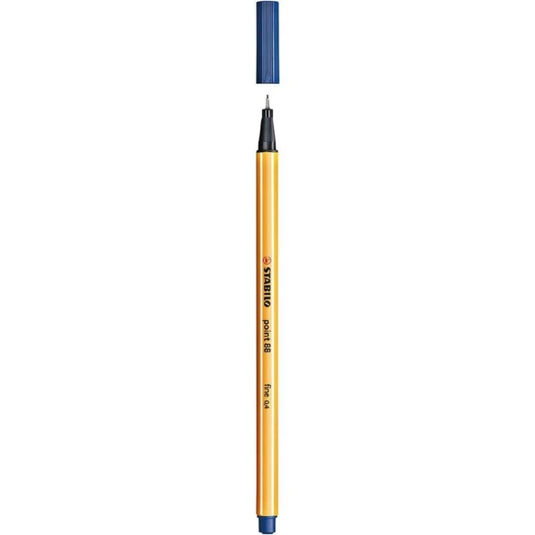 Stabilo 88/41 İnce Uçlu Keçeli Kalem 88 Point 0.4 Mm Mavi (10 Lu Kutu) ürün görseli 1