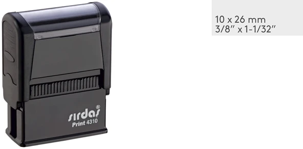 Sırdaş 4310 Standart Boş Kaşe Otomatik 10X26Mm ürün görseli 1