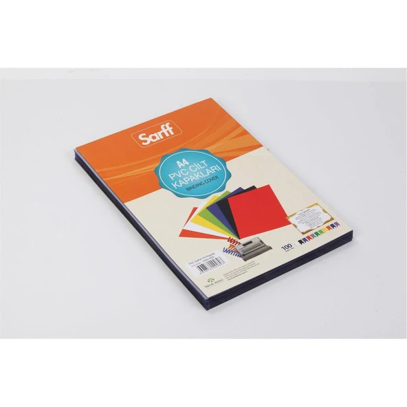 Sarff A-4 Cilt Kapağı 160 Micron Şeffaf 100 Lü (1 Paket 100 Adet) ürün görseli 1