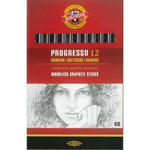 Koh-İ-Noor Woodless Graphite Pencil 8911 6B Graphite Kalem 8911-06B004Pz 12 Li ürün görseli 1