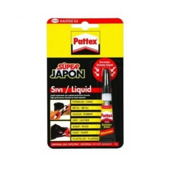 Pattex Süper Japon Yapıştırıcı 3 Gr. 177767 ürün görseli 1