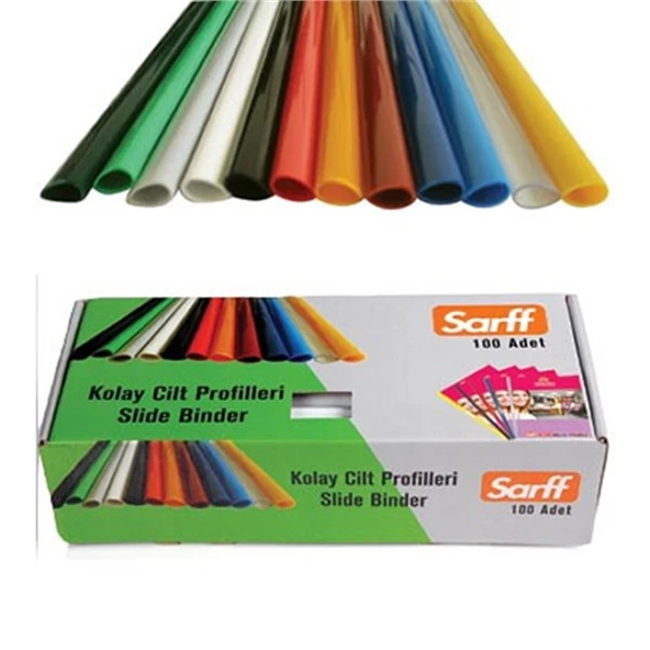 Sarff Sırtlık 10 Mm Oval Kırmızı 100 Lü (1 Paket 100 Adet) ürün görseli 1