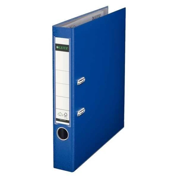 Leitz 1015 Plastik Klasör Dar Mavi 1015103501 ürün görseli 1