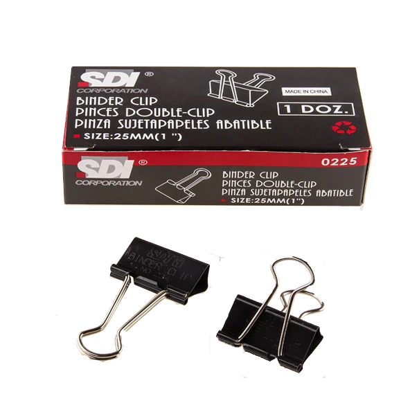 Sdi 0225 Double Metal Klips 25 Mm 12 Li (1 Paket 12 Adet) ürün görseli 1