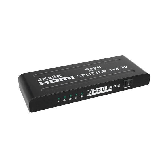 S-Link Sw-Kc34 4 Port 4K-2K Hdmi Splitter ürün görseli 1
