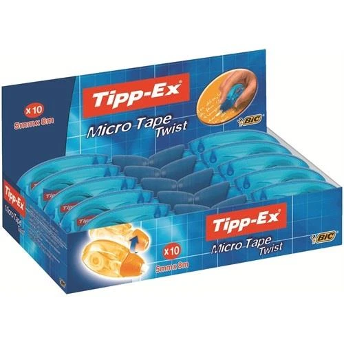 Tipp-Ex Micro Tape Twist Şerit Daksil 10 Lu 8706151 (1 Paket 10 Adet) ürün görseli 1