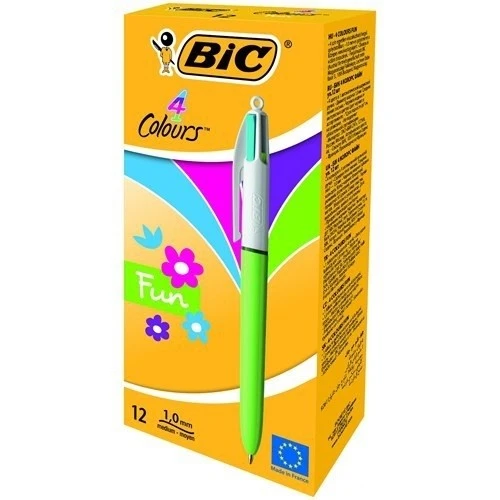 Bic Fonksiyonlu Tükenmez Kalem 1.0 Mm 4 Renk 4İn1 887777 (12 Li Kutu) ürün görseli 1