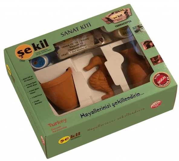 Şekil Sanat Kiti (Seramik Boyama Seti) ürün görseli 1