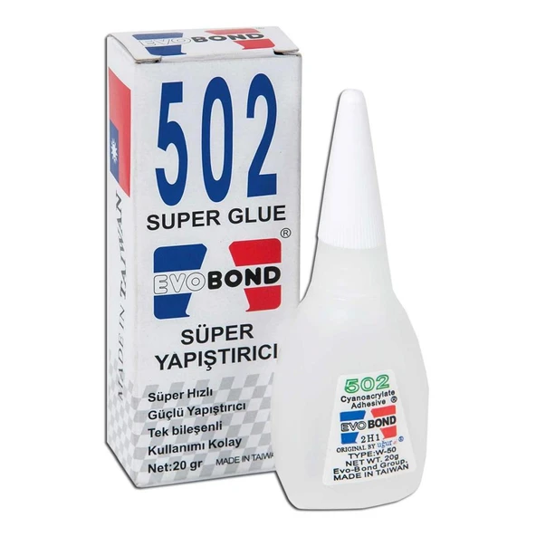 Evobond Japon Yapıştırıcı 20 Gram 502 (50 Li Paket) ürün görseli 1