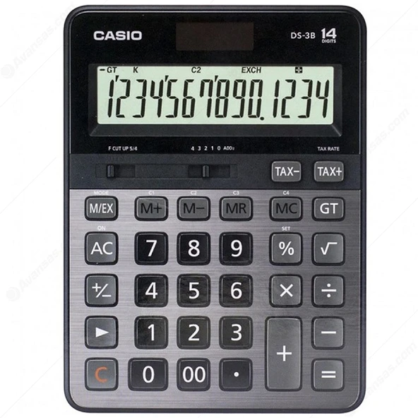 Casio Ds-3B 14 Hane Hesap Makinesi DS-3B-W-DH ürün görseli 1