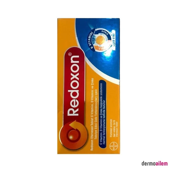 Redoxon 3'lü Etkili 30 Efervesan Tablet ürün görseli 1
