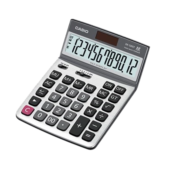 Casio Ax-120-St 12 Hane Hesap Makinesi ürün görseli 1