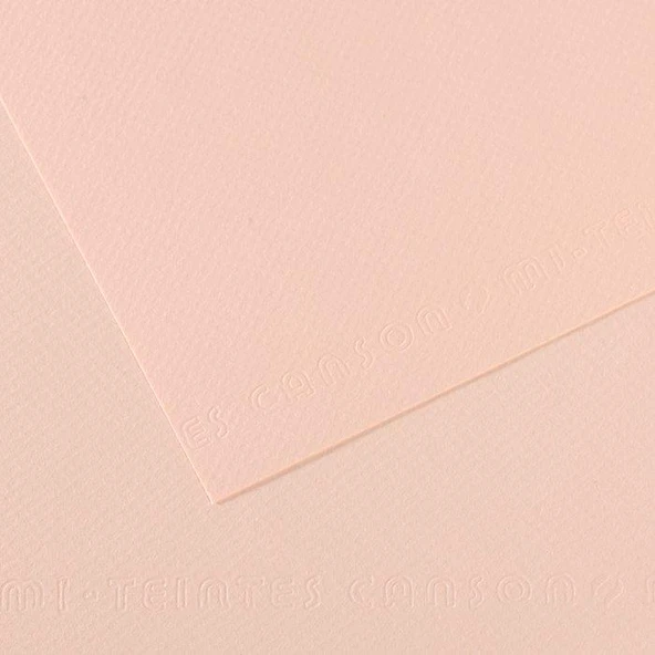 Canson Dokulu Fon Kartonu 50X65 Cm 160 Gr 103 Dawn Pink 25 Li (1 Paket 25 Adet) ürün görseli 1