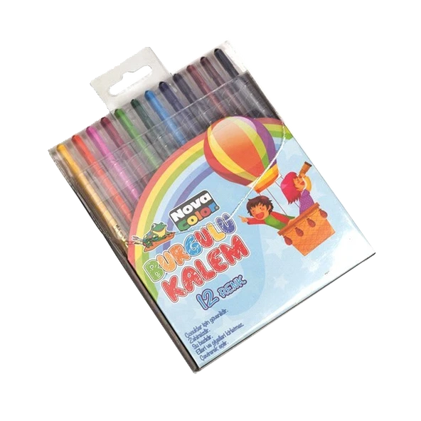 Nova Color Nc-2122 12 Renk Çevirmeli Pastel Boya ürün görseli 1
