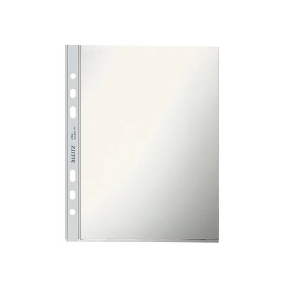 Leitz Poşet Dosya A-5 6 Delikli Buzlu 50 Li 4795 (1 Paket 50 Adet) ürün görseli 1