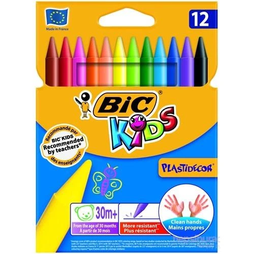 Bic Plastidecor Mum Boya 12 Renk  920299 ürün görseli 1