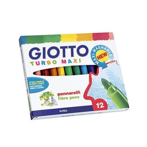 Fila Giotto Turbo Maxi Keçeli Kalem 12 Renk 454000 ürün görseli 1