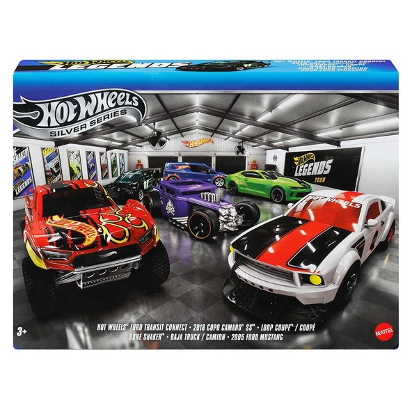 JLB24 Hot Wheels Legends 6lı Araç Paketi 1:64 ürün görseli 1