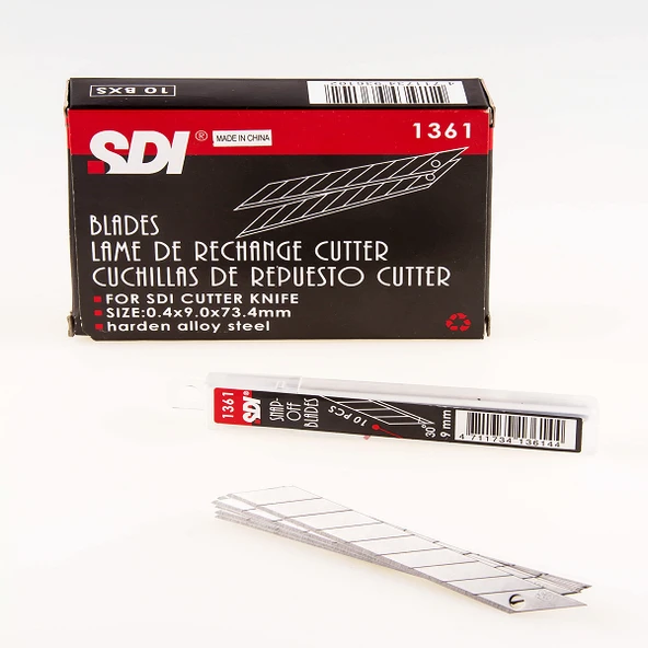 Sdi 1361 Maket Bıçağı Yedeği Dar 100 Lü (1 Paket 100 Adet) ürün görseli 1